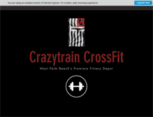 Tablet Screenshot of crazytraincrossfit.com